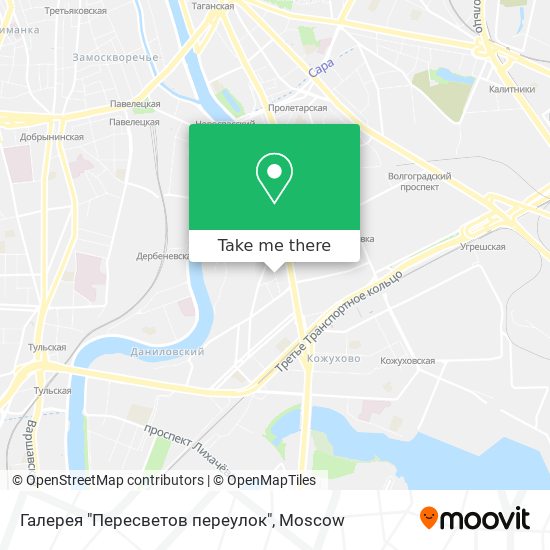 Галерея "Пересветов переулок" map