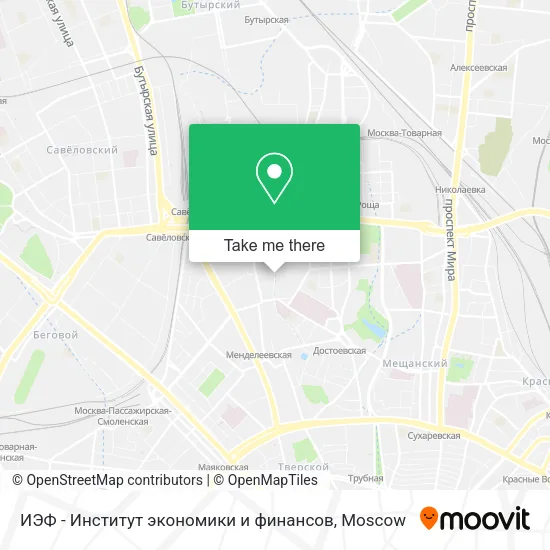 ИЭФ - Институт экономики и финансов map