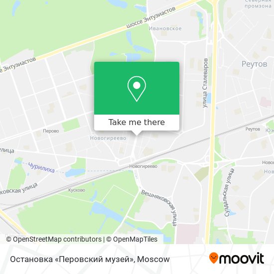 Остановка «Перовский музей» map