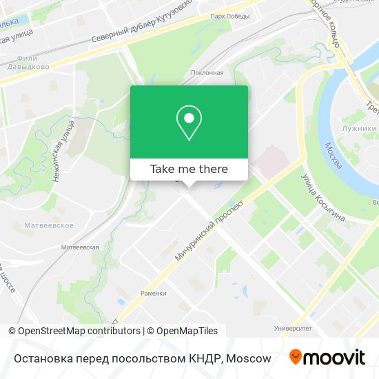 Остановка перед посольством КНДР map