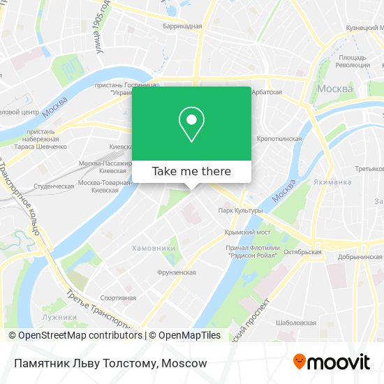 Памятник Льву Толстому map