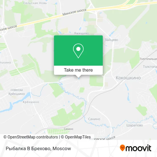 Рыбалка В Брехово map