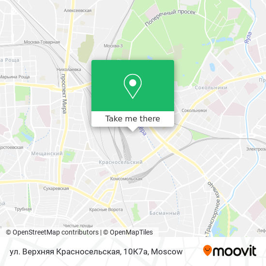 ул. Верхняя Красносельская, 10К7а map