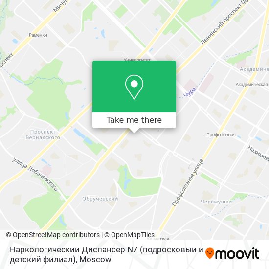 Наркологический Диспансер N7 (подросковый и детский филиал) map