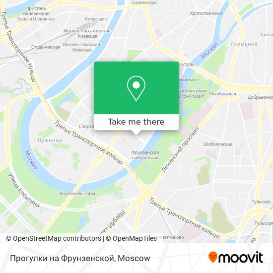 Прогулки на Фрунзенской map