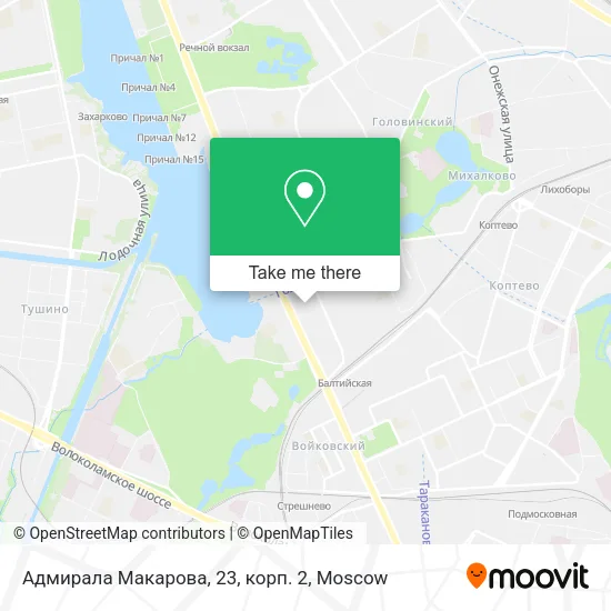 Адмирала Макарова, 23, корп. 2 map