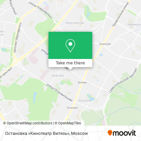 Остановка «Кинотеатр Витязь» map
