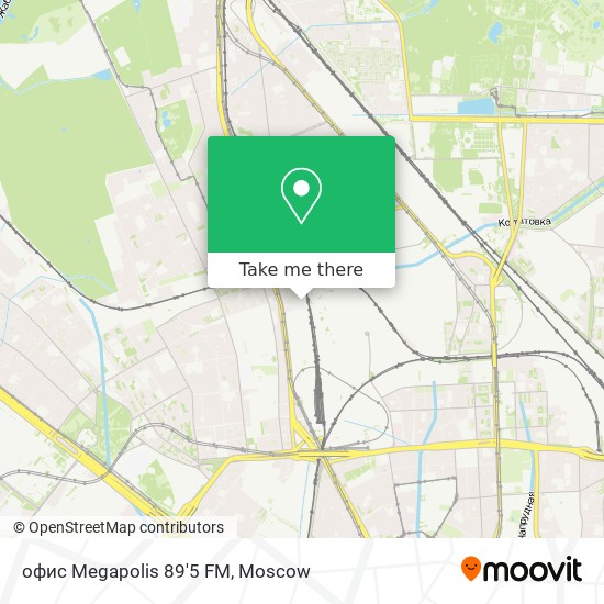 офис Megapolis 89'5 FM map