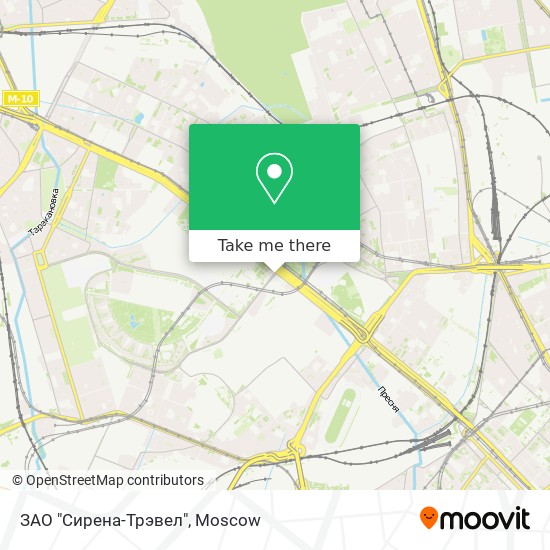 ЗАО "Сирена-Трэвел" map