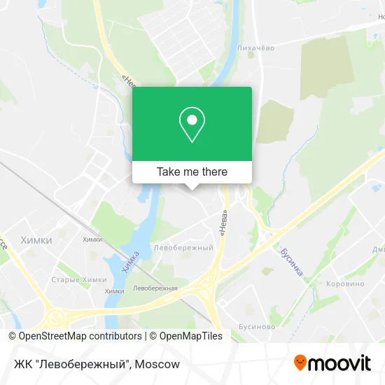 ЖК "Левобережный" map