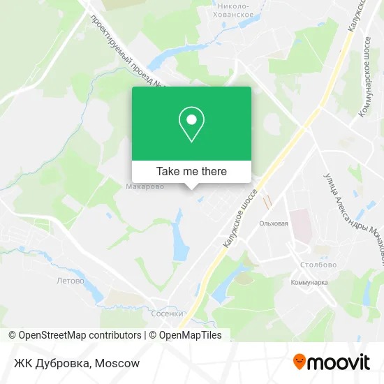 ЖК Дубровка map