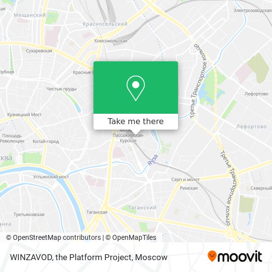 WINZAVOD, the Platform Project map