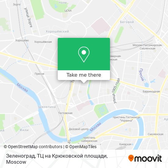 Зеленоград, ТЦ на Крюковской площади map