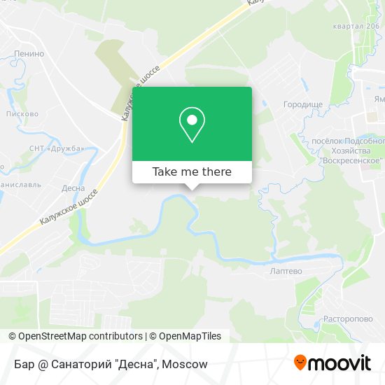 Бар @ Санаторий "Десна" map