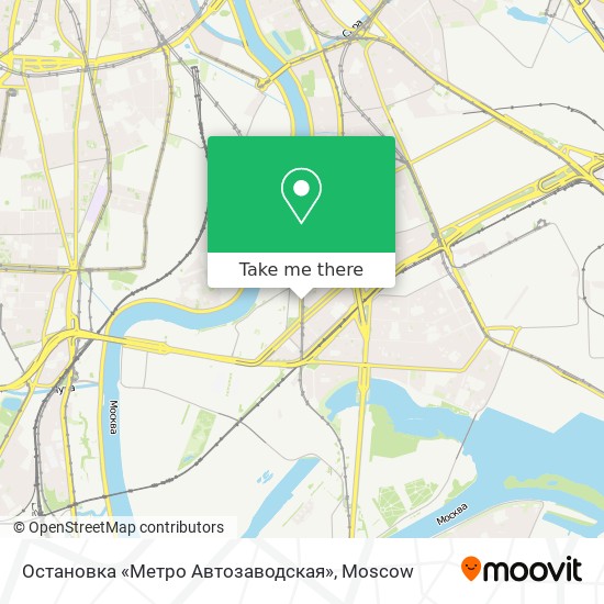 Остановка «Метро Автозаводская» map
