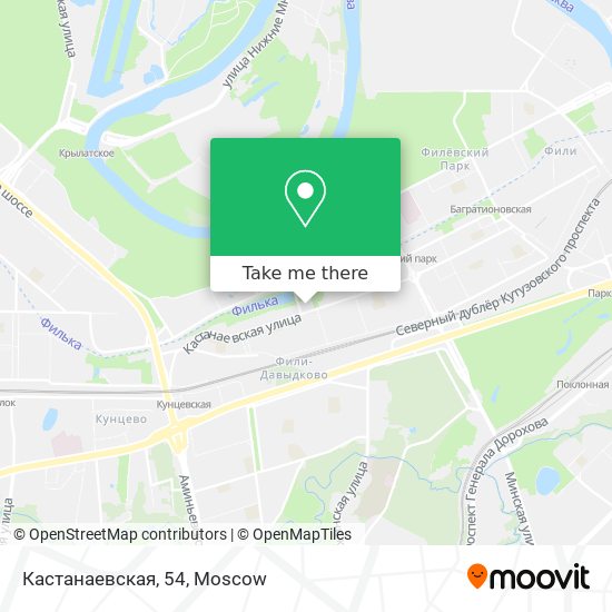 Кастанаевская, 54 map