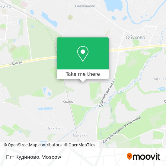 Пгт Кудиново map