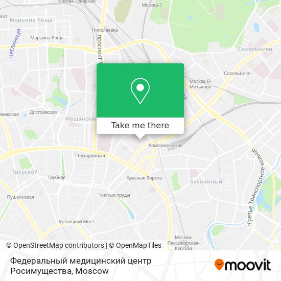 Федеральный медицинский центр Росимущества map