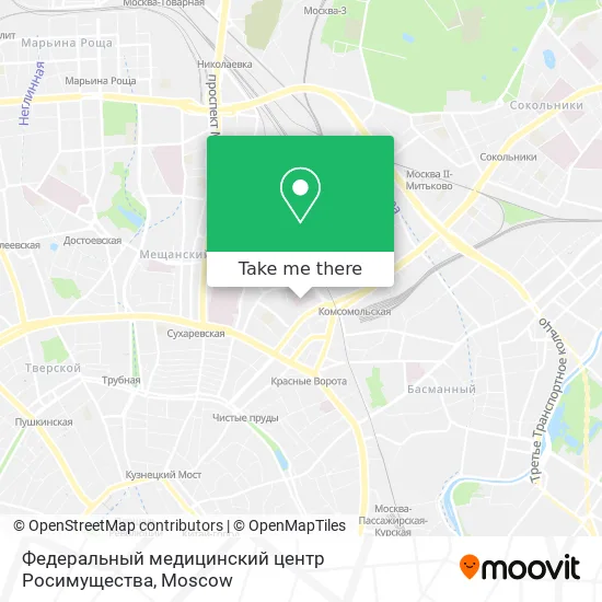 Федеральный медицинский центр Росимущества map