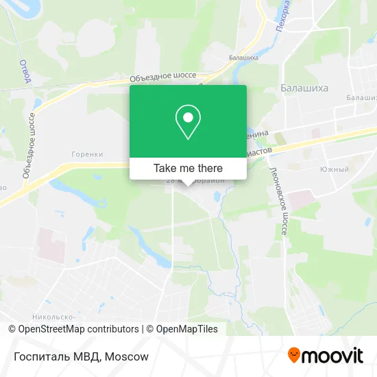 Госпиталь МВД map