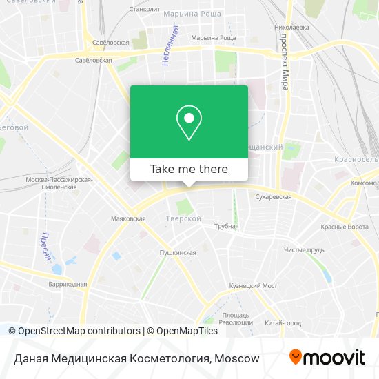 Даная Медицинская Косметология map