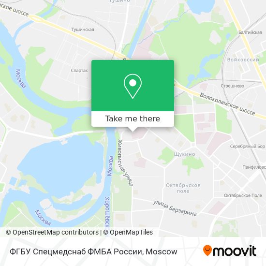ФГБУ Спецмедснаб ФМБА России map