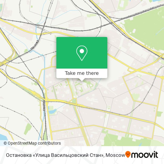 Остановка «Улица Васильцовский Стан» map