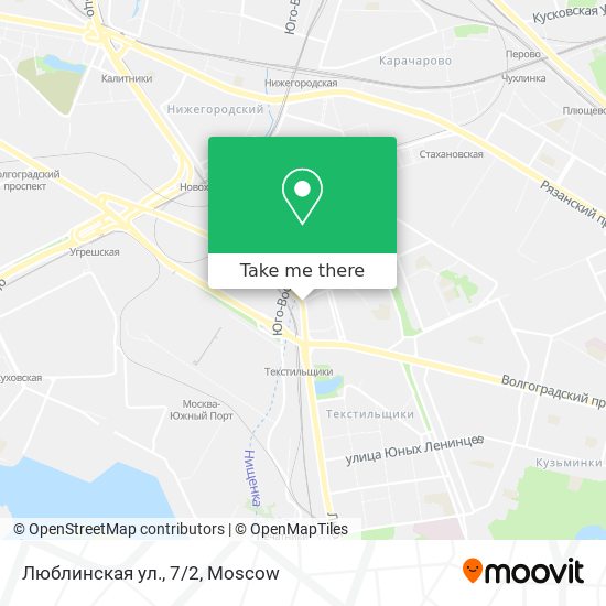 Люблинская ул., 7/2 map