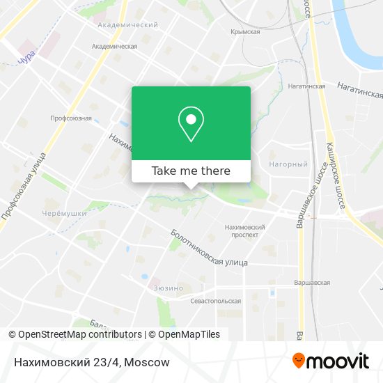 Нахимовский 23/4 map