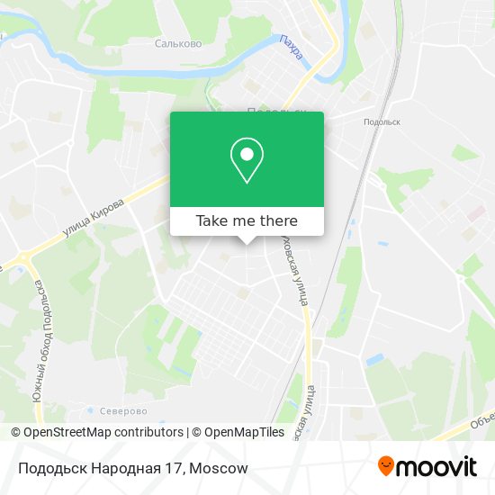 Пододьск Народная 17 map