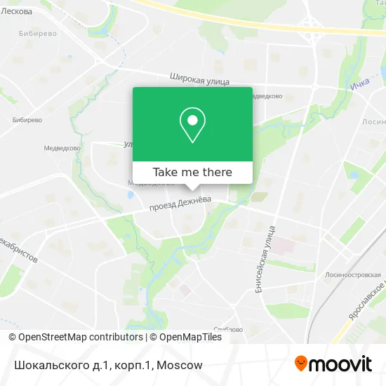 Шокальского д.1, корп.1 map