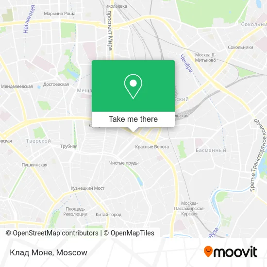 Клад Моне map