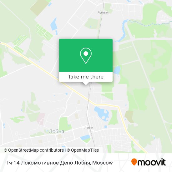Тч-14 Локомотивное Депо Лобня map