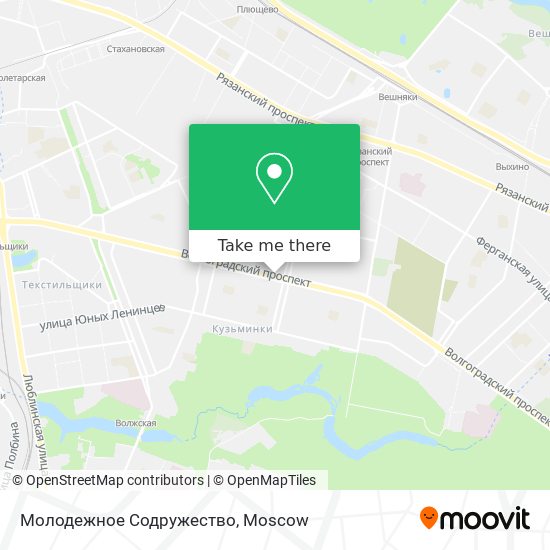 Молодежное Содружество map