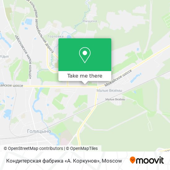 Кондитерская фабрика «А. Коркунов» map