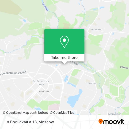 1я Вольская д.18 map