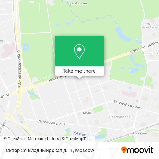 Сквер 2я Владимирская д.11 map