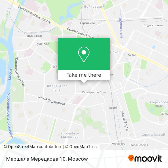 Маршала Мерецкова 10 map