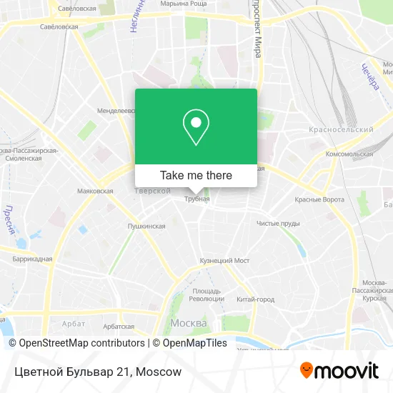 Цветной Бульвар 21 map