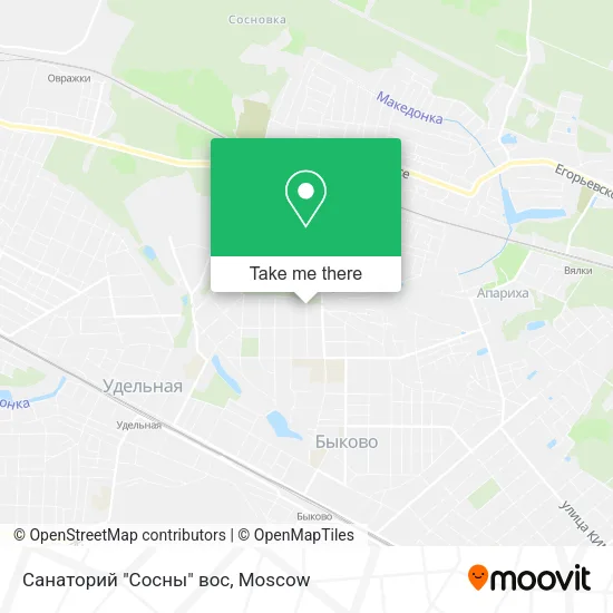 Санаторий "Сосны" вос map