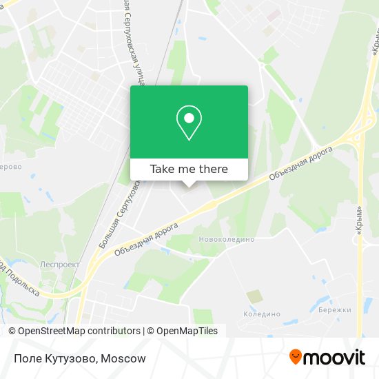 Поле Кутузово map