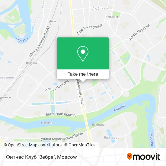 Фитнес Клуб "Зебра" map