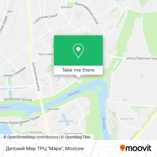 Детский Мир ТРЦ "Мари" map