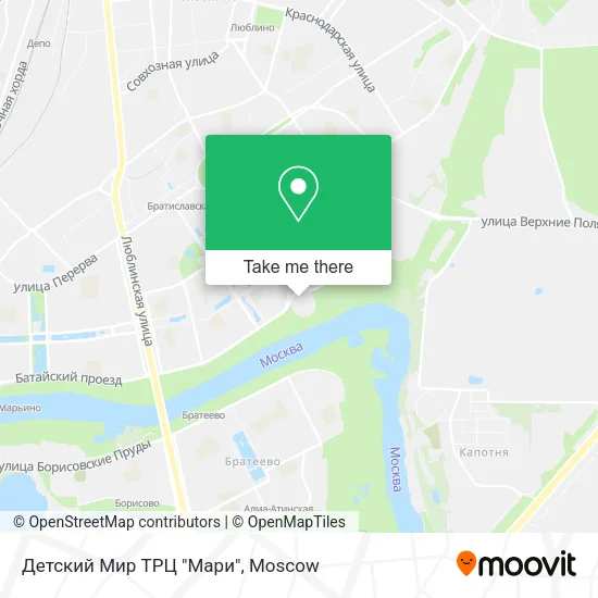 Детский Мир ТРЦ "Мари" map