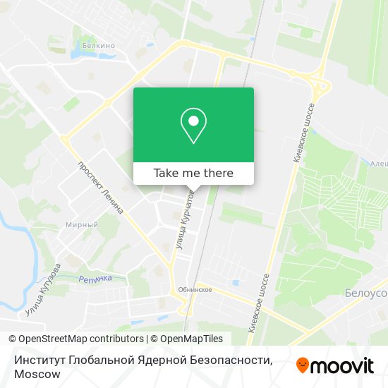 Институт Глобальной Ядерной Безопасности map