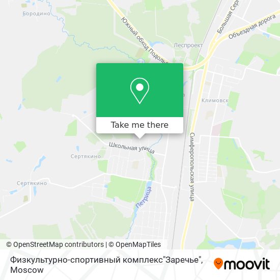 Физкультурно-спортивный комплекс"Заречье" map