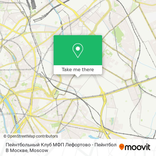 Пейнтбольный Клуб МФП Лефортово - Пейнтбол В Москве map