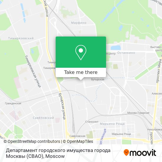 Департамент городского имущества города Москвы (СВАО) map