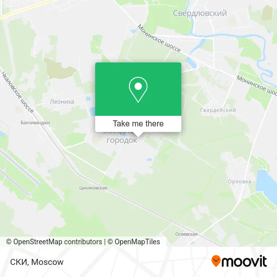 СКИ map