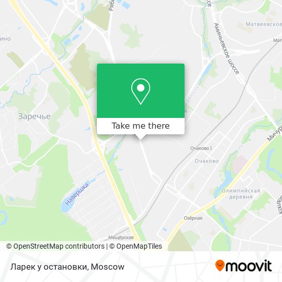 Ларек у остановки map